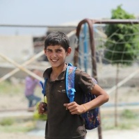 Nasser, 14-year-old student